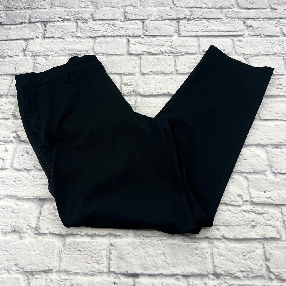 Twillory Performance Pants Mens 34x32 Black Tailored Fit Technical Fabric Chino